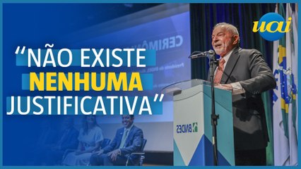Lula chama taxa de juros do BC de "VERGONHA"