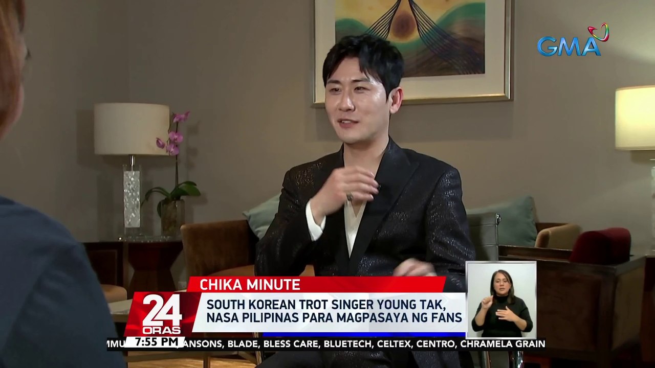 South Korean trot singer Young Tak, nasa Pilipinas para magpasaya ng fans | 24 Oras