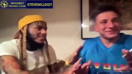 SteveWillDoIt and 6ix9ine Wholesome Moment