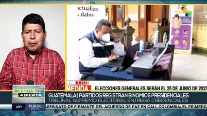 19 partidos de Guatemala registran binomios presidenciales