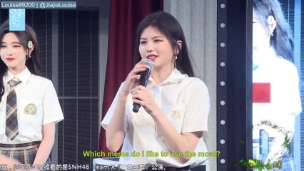 [ENG SUB] 230203 SNH48 Team X Gongyan — Chen Lin's flying kick