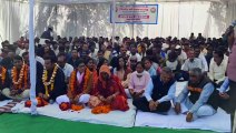 आमरण अनशन पर बैठे नौ जने, विधायक समेत भाजपा नेताओं का समर्थन