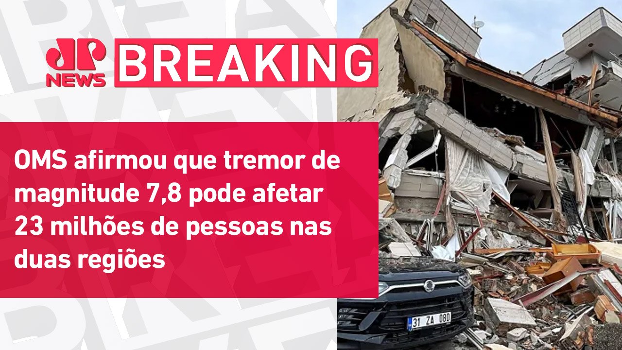 Número de mortes em terremoto na Turquia e Síria já passa de 5 mil | BREAKING NEWS