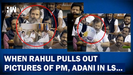 "What's The Relation Between PM Modi and Adani?": Rahul Gandhi Pulls Out Pictures In LS