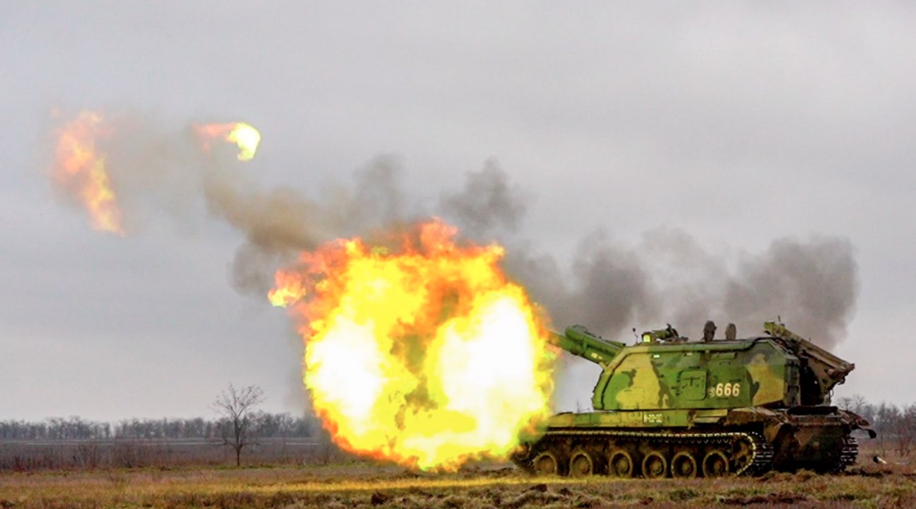 Russen halten Munition für Großoffensive zurück