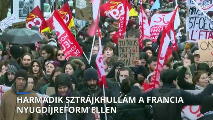 Harmadik sztrájkhullám a francia nyugdíjreform ellen