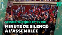 Séisme en Turquie et en Syrie : l'Assemblée fait une minute de silence en mémoire des victimes