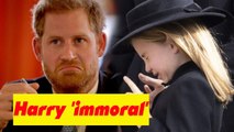Prince Harry 'lost morals' has violated the privacy of Prince William's children