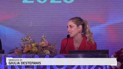 Download Video: Sanremo 2023, Chiara Ferragni e i vecchi testi 'sessisti' di Fedez: 'Chiedete a lui'