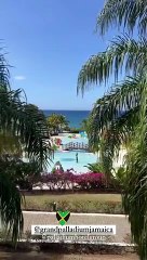 Jimena Barón de vacaciones con Mr. Habano y Momo en Jamaica