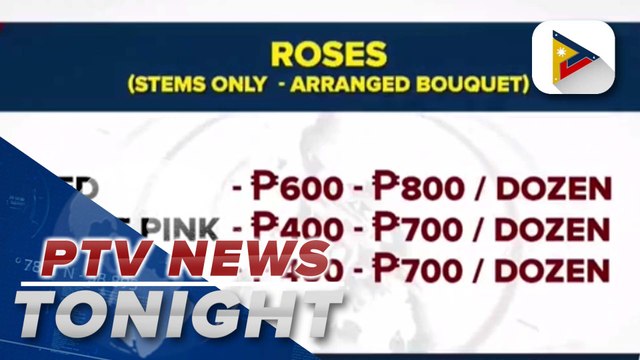 Flower prices at Dangwa remain stable a week before Valentine’s Day