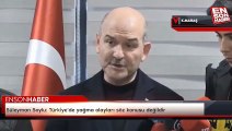 Süleyman Soylu: Türkiye'de yağma olayları söz konusu değildir
