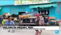 Informe desde Lima: ocho zonas de Perú en alerta por deslaves