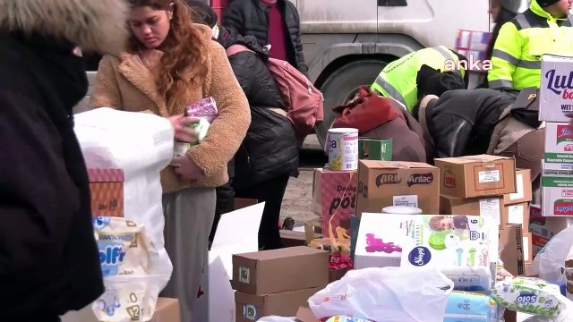 Mansur Yavaş, halkı su ve konserve gıda desteği için Belko Soğuk Hava Deposu'na davet etti