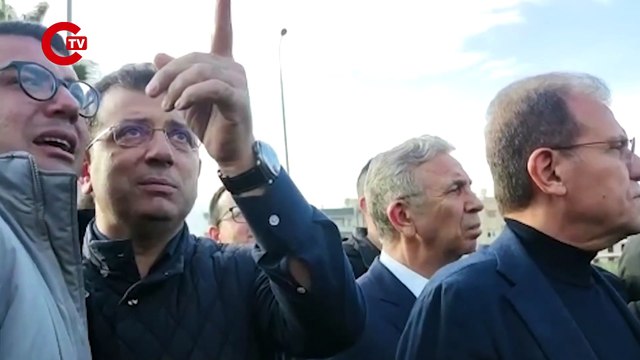 İmamoğlu ile depremzede arasındaki diyalog: Kimse gelmedi kimse...