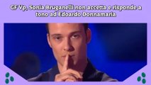 GF Vp, Sonia Bruganelli non accetta e risponde a tono ad Edoardo Donnamaria