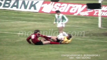 Eskişehirspor 2-1 Bursaspor [HD] 29.10.1988 - 1988-1989 Turkish 1st League Matchday 11