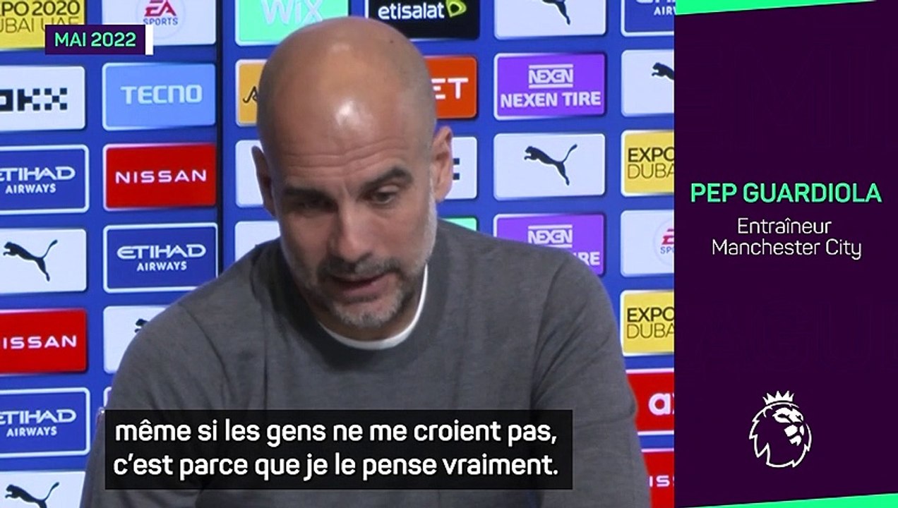 Guardiola en mai dernier : “Si les dirigeants me mentent, je partirais”