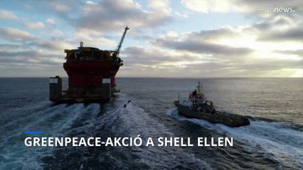 Greenpeace-akció a Shell ellen
