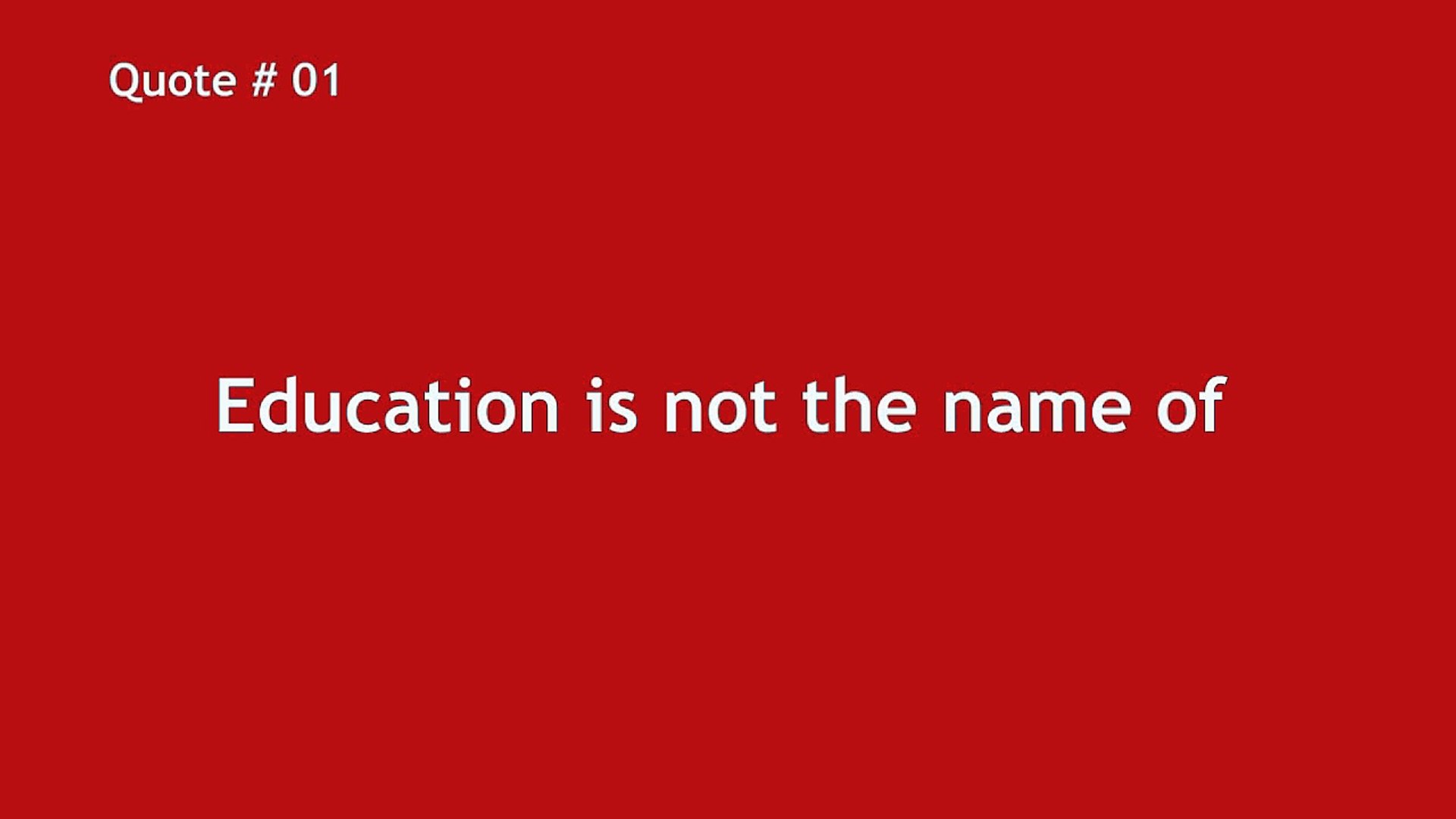 ⁣Motivational Quotes | Education is not the name of Learning Facts