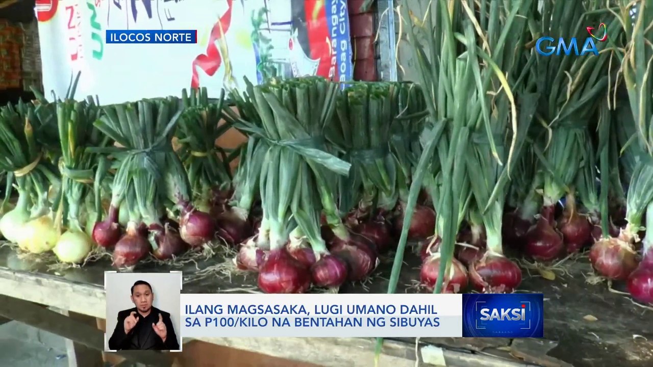 Ilang magsasaka, lugi umano dahil sa P100/kilo na bentahan ng sibuyas | Saksi