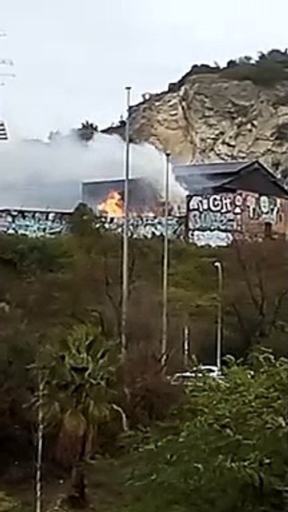 Incendio en Montgat