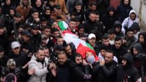 Corteo funebre di un 17enne palestinese ucciso in raid israeliano