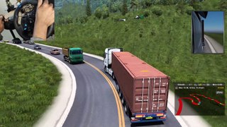 Mountain Road in ETS  2 |Steering wheel + Shifter Logitechg29 gameplay |PC Games |Games