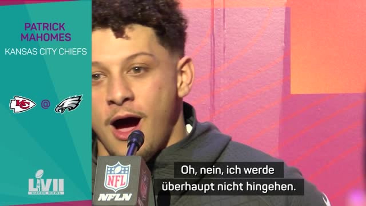 Mahomes: familie "freut sich mehr" auf rihanna