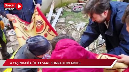 Göçük altından halen mucize kurtuluşlar gerçekleşiyor