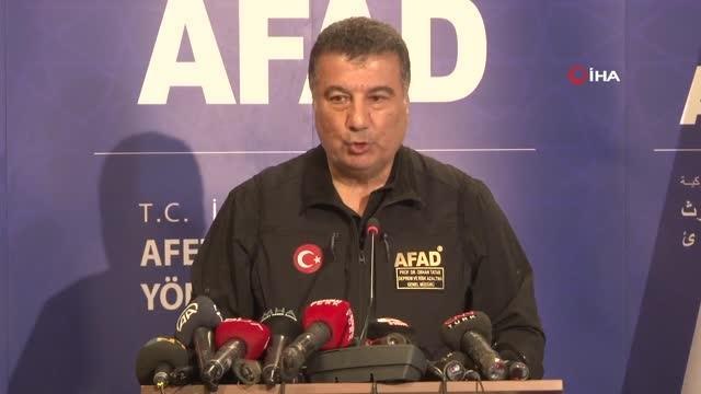 AFAD Risk Azaltma Genel Müdürü Tatar: Can kaybı 4544, yaralı sayısı 26 bin 721, yıkılan bina sayısı 5 bin 775