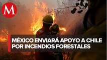 Gobierno de México enviará hoy otros 150 elementos de CONAFOR por incendios forestales en Chile