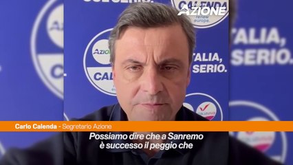 Sanremo, Calenda "Su Zelensky cattivo servizio a Ucraina"