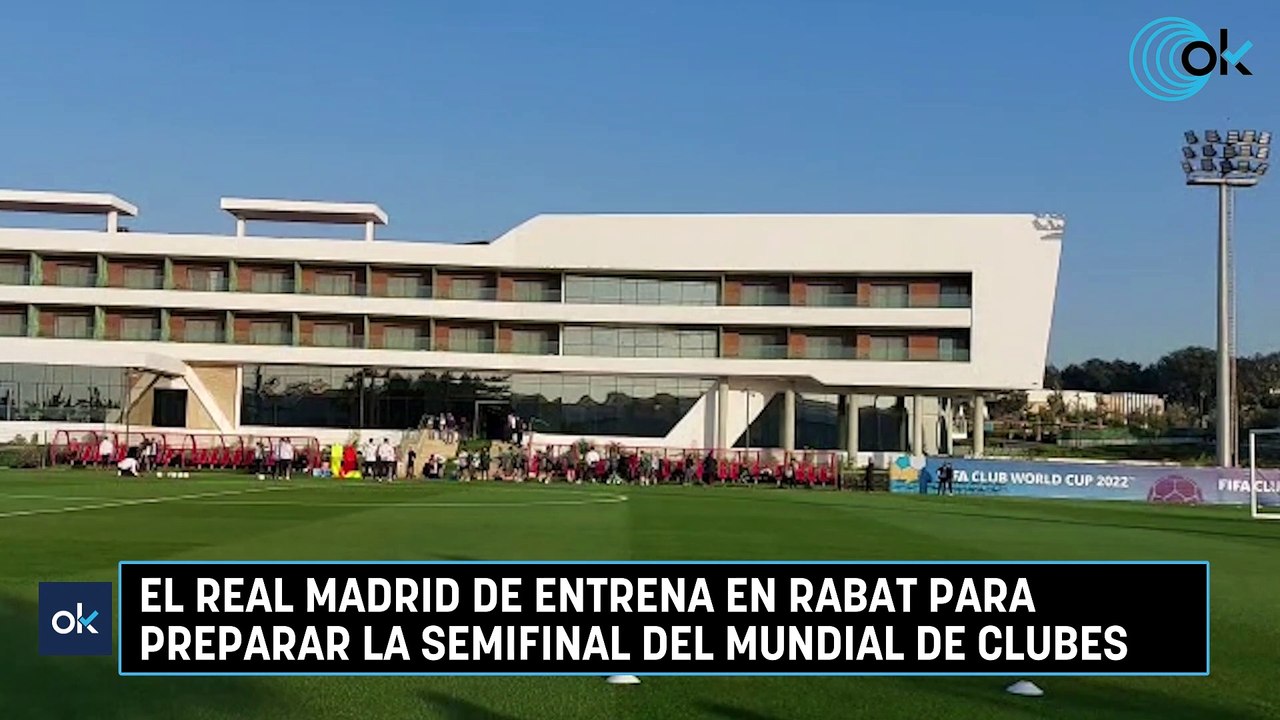 El Real Madrid de entrena en Rabat para preparar la semifinal del Mundial de Clubes