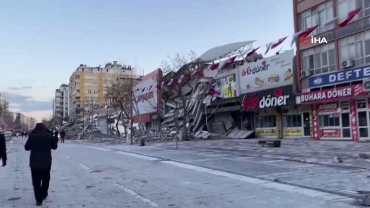 Trabzon Bulvarı yerle bir oldu