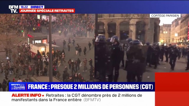 La CGT recense près de 2 millions de manifestants contre la réforme des retraites ce mardi dans toute la France
