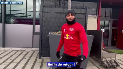 Christopher Nkunku de retour à l'entraînement