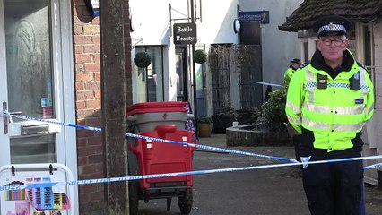 Police incident in Battle. Man stabbed. East Sussex 7th February 2023