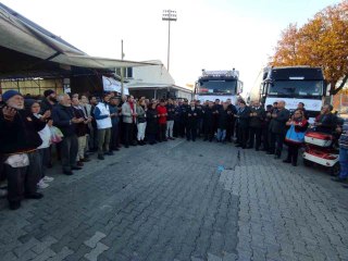 Yardım tırları Fethiye'den dualar eşliğinde gönderildi