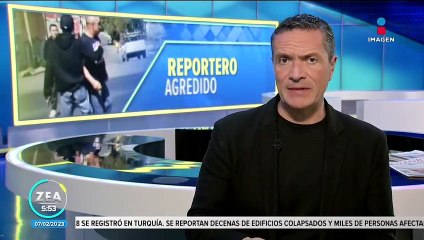 Agreden al reportero Andros Silva mientras cubría un bloqueo en Zacatecas