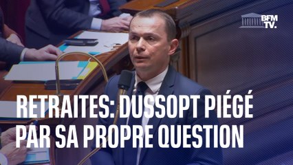 Un député piège Olivier Dussopt avec une question sur les retraites qu’il avait lui-même posée à Éric Woerth en 2010