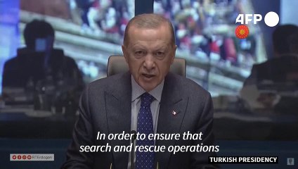 Erdogan declares 'state of emergency' in 10 earthquake-hit provinces