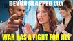 The Young And The Restless Spoilers Devon slaps Lily 2 times - Brotherhood ends and becomes enemies