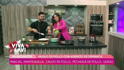 Así captaron a Mónica Dávalos en la cocina de 'Vivalavi'