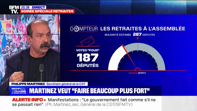 Philippe Martinez (CGT): J'espère que des élus du peuple sont assez sensibles à ce que pense le peuple