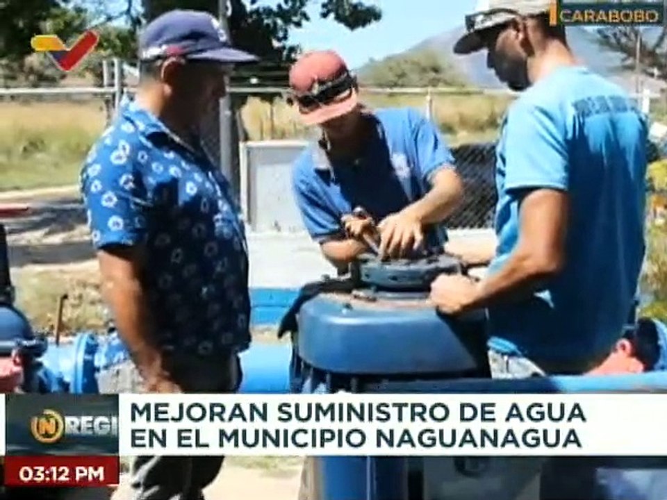 Carabobo | Hidrocentro activa la línea número 4 de la subestación de bombeo válvula 1 en Naguanagua