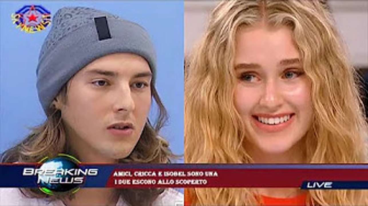 Amici, Cricca e Isobel sono una  i due escono allo scoperto