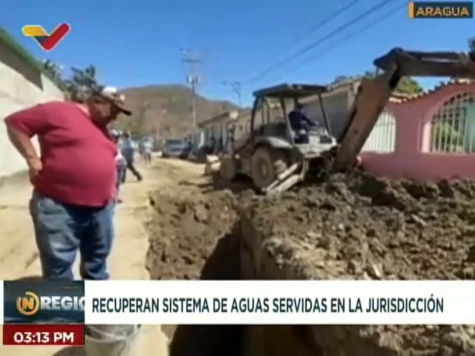 Aragua | Plan Topo realiza la sustitución 74 metros de colectores de aguas servidas en Cagua