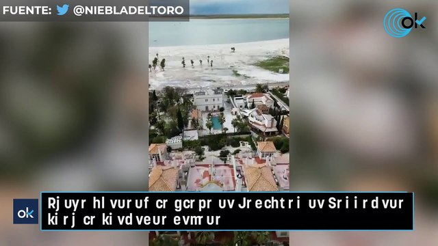 Así ha quedado la playa de Sanlúcar de Barrameda tras la tremenda nevada