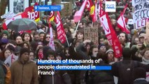 Tear gas and protests as pension strikes in France impact electricity and fuel supplies